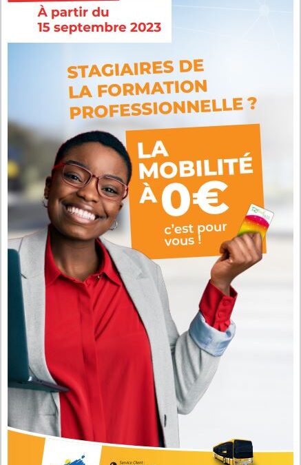 Gratuité des transports pour les stagiaires de formation professionnelle 